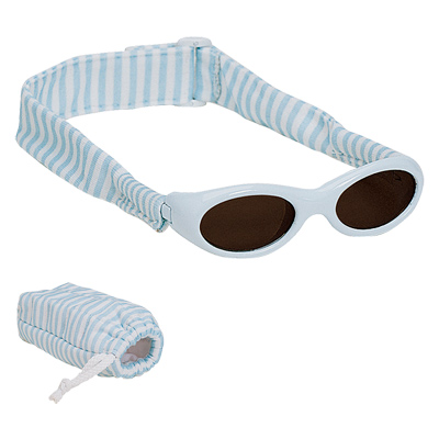 Lunettes bandeau bleu 