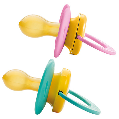 Lot de 2 sucettes 2ème âge
