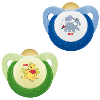 2 Sucettes silicone Taille 3 Winnie