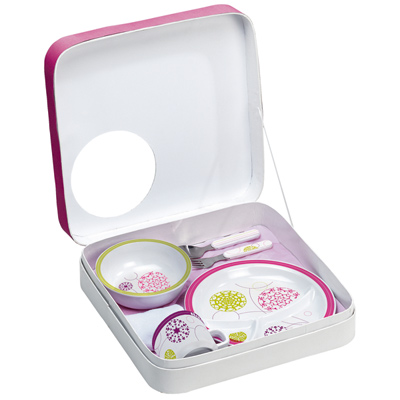 Coffret repas en mélamine Trendy