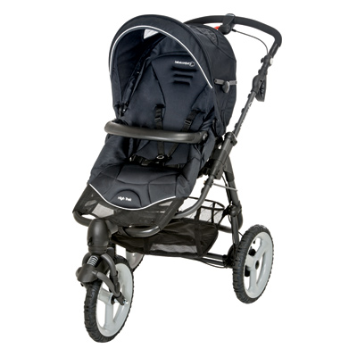 Poussette 3 Roues Hightrek Total Black