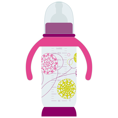 Biberon Poignée 260 ml Gipsy