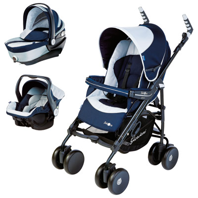 Ensemble Trio Bébéios Blu Silver