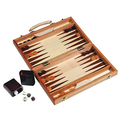 Backgammon Luxe Bois