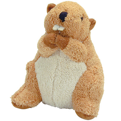 Peluche marmotte tendresse 17 cm+ Peluches +