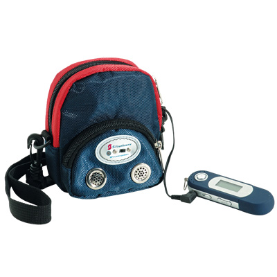 MP3 128 MB Bleu Et Sac Haut-Parleurs