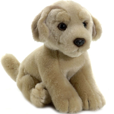 Chiot Peluche assis
