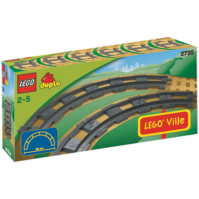 2735-Rails Courbées Duplo
