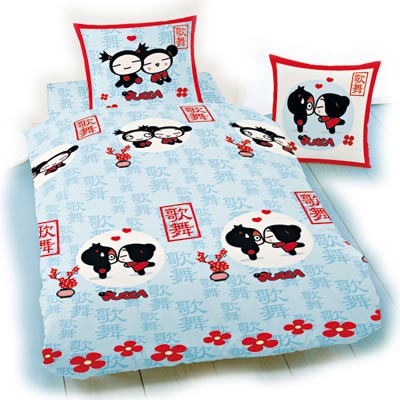 Housse de couette et taie Pucca