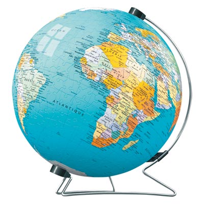 Puzzleball Mappemonde en français 540 pièces