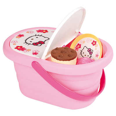 Panier gourmandises Hello Kitty