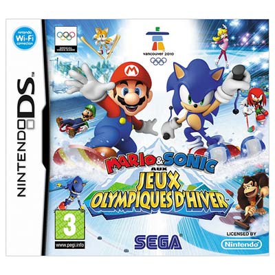 Jeu DS Mario et Sonic aux JO d'hiver