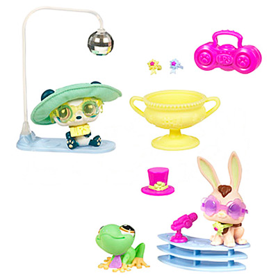 3 Petshop avec accessoires : Les Nouveaux Talents