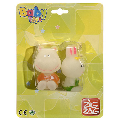 Lot de deux figurines lunimescentes