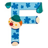 Lettre clown F