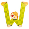 Lettre clown W