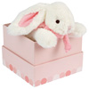 Coffret Lapin Bonbon Rose 20 cm