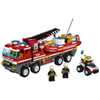 7213-Le camion tout-terrain et le bateau des pompiers