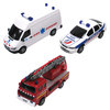 Lot de 3 véhicules d'urgence