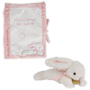 Protège carnet de santé + Doudou Lapin Bonbon rose