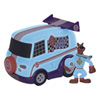 Véhicule Fluorescent Race Team ScoobyDoo avec 1 figurine