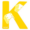 Lettre décorative en bois -K