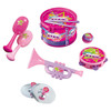 Coffret instruments de musique rose