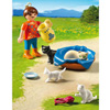 5126-Famille de chats et enfant