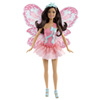Barbie fée scintillante Brune avec Robe Rose et Bleu