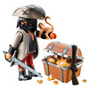 4767-Pirate avec coffre au trésor