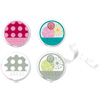 Lot de 2 attaches-sucettes 