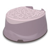 Marche pied réhausseur de pot poudré rose