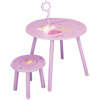 Table, tabouret et miroir