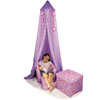 Fauteuil ciel de lit et coffre