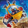4478-Explorateur avec cloche de plongée