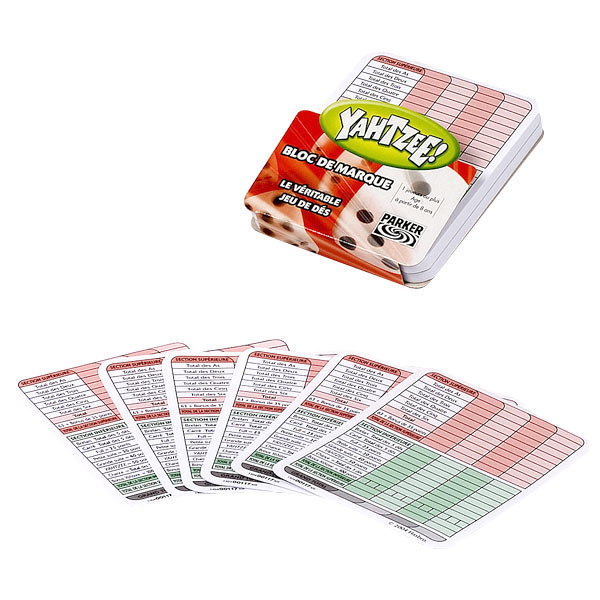 Bloc Marque Yahtzee
