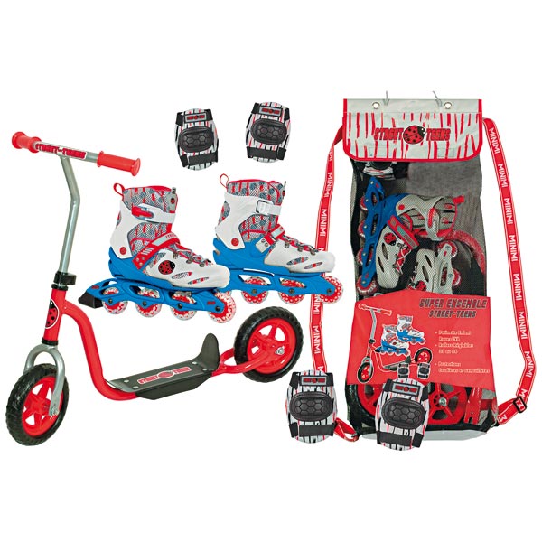 Patinette + rollers et protections 28/32