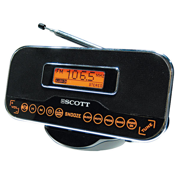 Radio r�veil portable avec base d'accueil