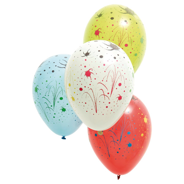8 ballons feu d'artifice pour 4€