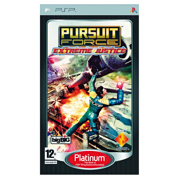 Pursuit Force extreme justice Platinium sur PSP