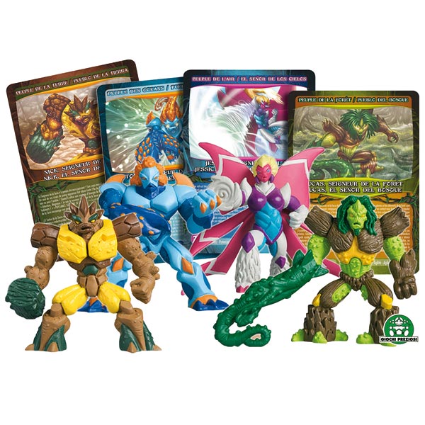 Blister de 4 Figurines + 4 Cartes