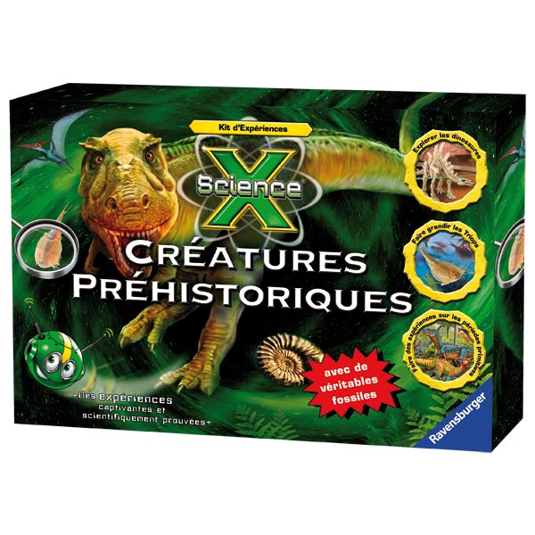 Kit d'expériences créatures préhistoriques pour 42€