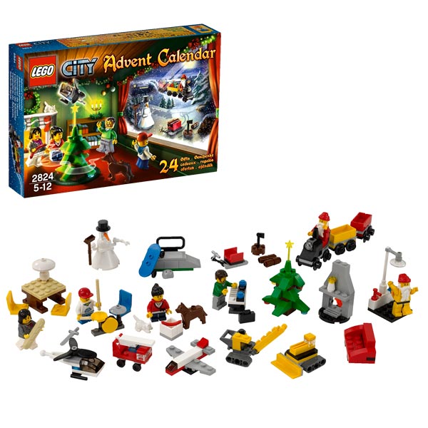 2824-Le calendrier de l'avent+ Lego, planchettes & autres + Lego
