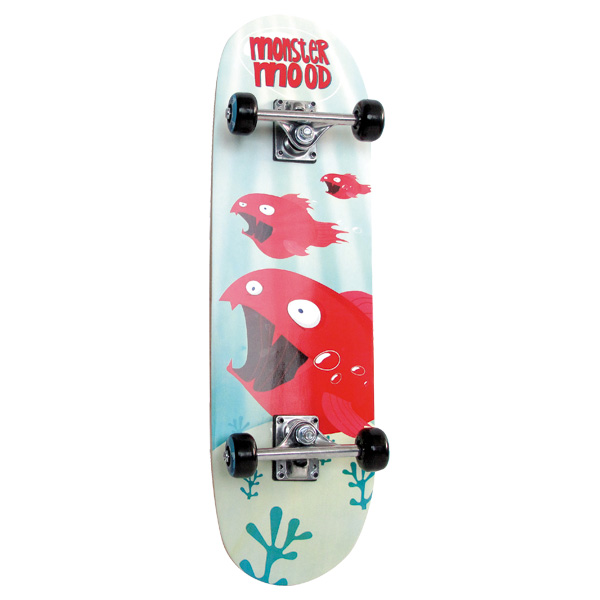 Skateboard Monster Mood 72cm+ Jeux d'adresse et sportifs +