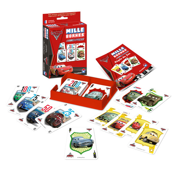 1000 Bornes Cars 2 Express+ Jeux de cartes + Dujardin