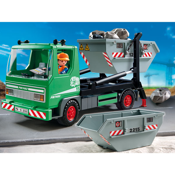 3318-Camion � bennes basculantes+ Playmobil + Playmobil