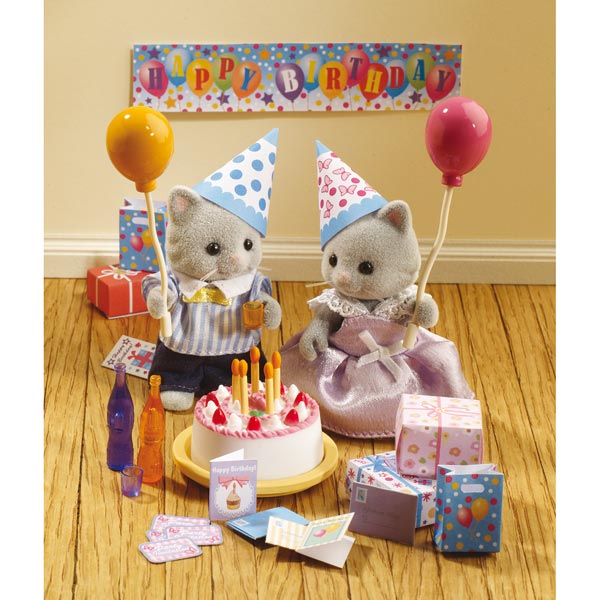 Set anniversaire chats Sylvanian