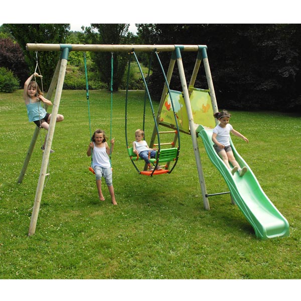 Balancoire Bois Avec Toboggan King Jouet : Portiques & toboggans – Sport Et Jeux De Plein Air – Page N? 4 Balancoire Bois Avec Toboggan King Jouet : Portiques & toboggans – Sport Et Jeux De Plein Air – Page N? 4