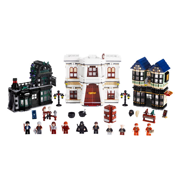 10217-Le chemin de traverse Harry-Potter+ Lego, planchettes & autres + Lego
