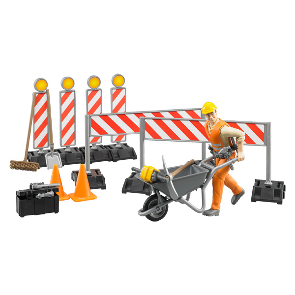 Set de Chantier Bruder : King Jouet, Garages et circuits Bruder Véhicules,